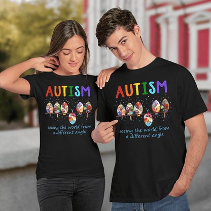 Autism bird The Autism T-Shirt, Gift for People with Depression,