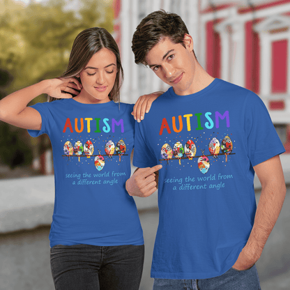 Autism bird The Autism T-Shirt, Gift for People with Depression,
