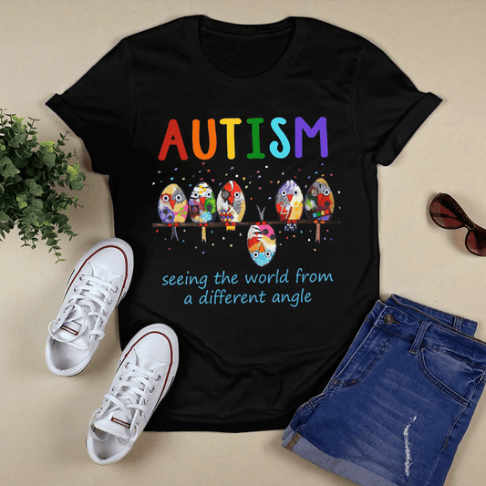 Autism bird The Autism T-Shirt, Gift for People with Depression,