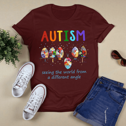 Autism bird The Autism T-Shirt, Gift for People with Depression,