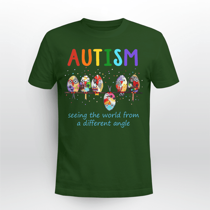 Autism bird The Autism T-Shirt, Gift for People with Depression,