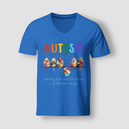 Autism bird The Autism T-Shirt, Gift for People with Depression,