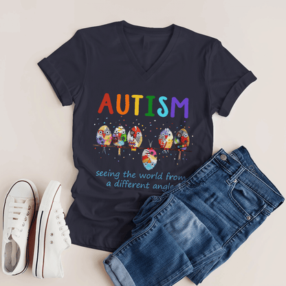 Autism bird The Autism T-Shirt, Gift for People with Depression,