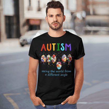 Autism bird The Autism T-Shirt, Gift for People with Depression,