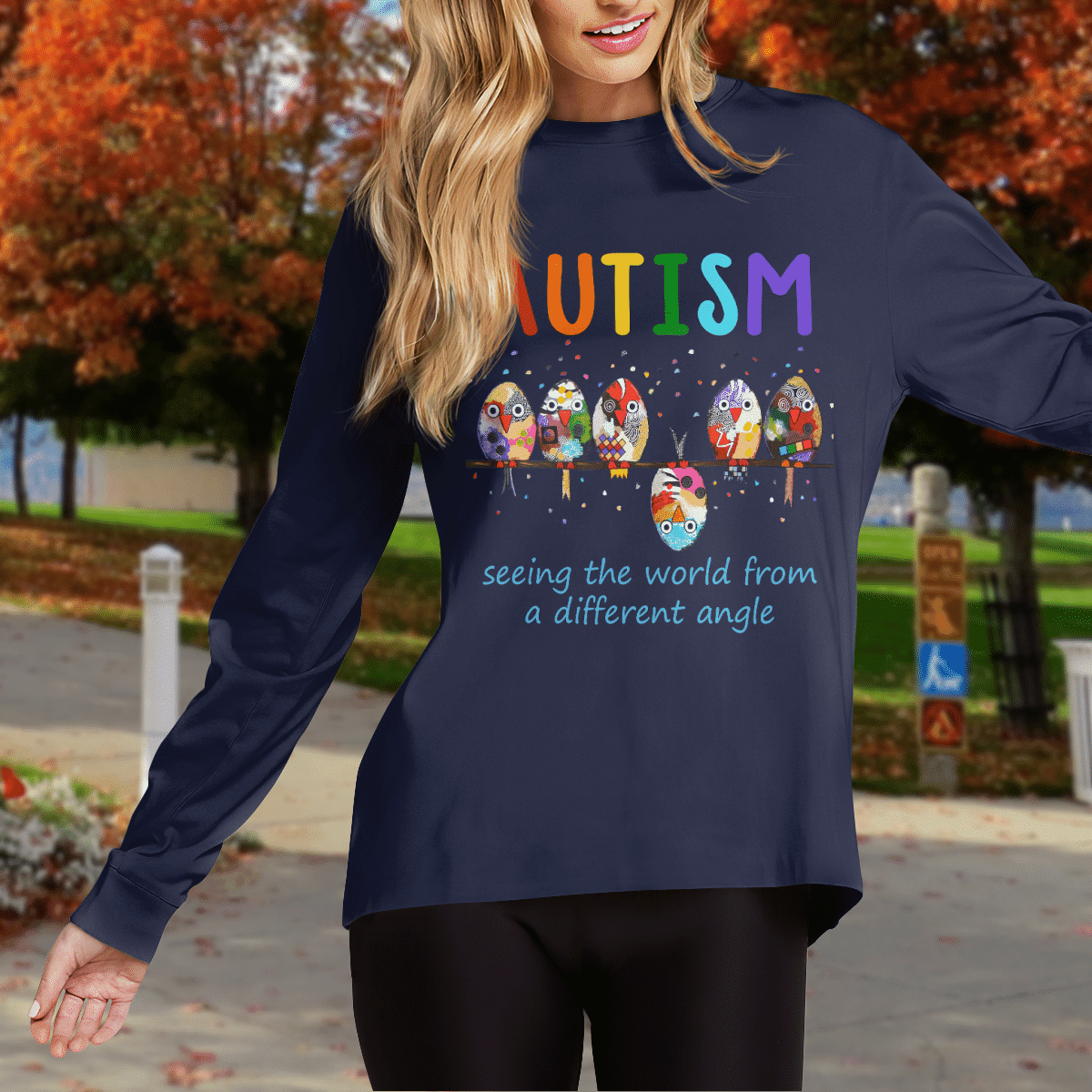 Autism bird The Autism T-Shirt, Gift for People with Depression,