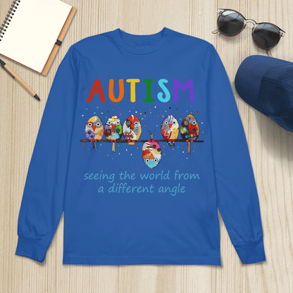 Autism bird The Autism T-Shirt, Gift for People with Depression,