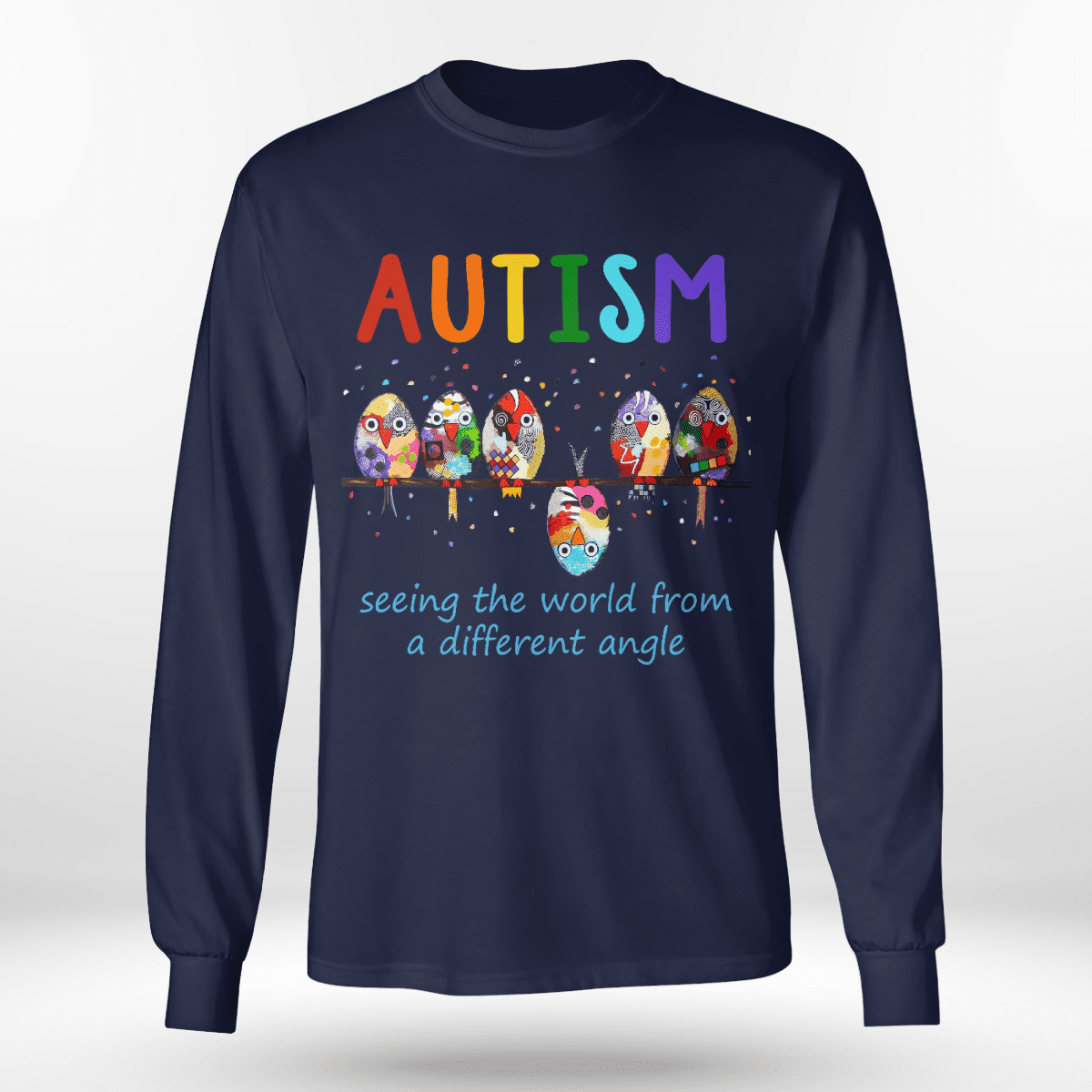 Autism bird The Autism T-Shirt, Gift for People with Depression,