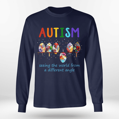 Autism bird The Autism T-Shirt, Gift for People with Depression,