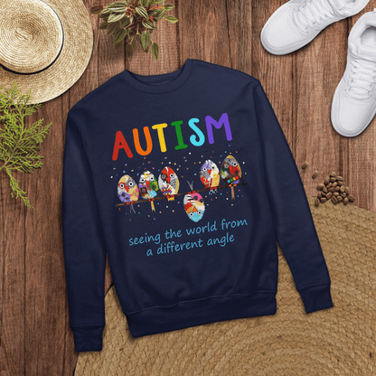 Autism bird The Autism T-Shirt, Gift for People with Depression,
