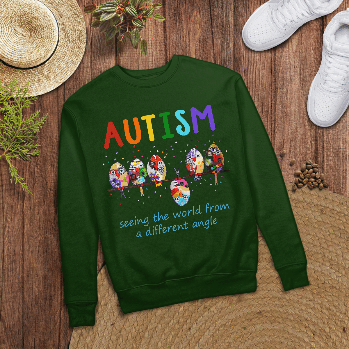Autism bird The Autism T-Shirt, Gift for People with Depression,