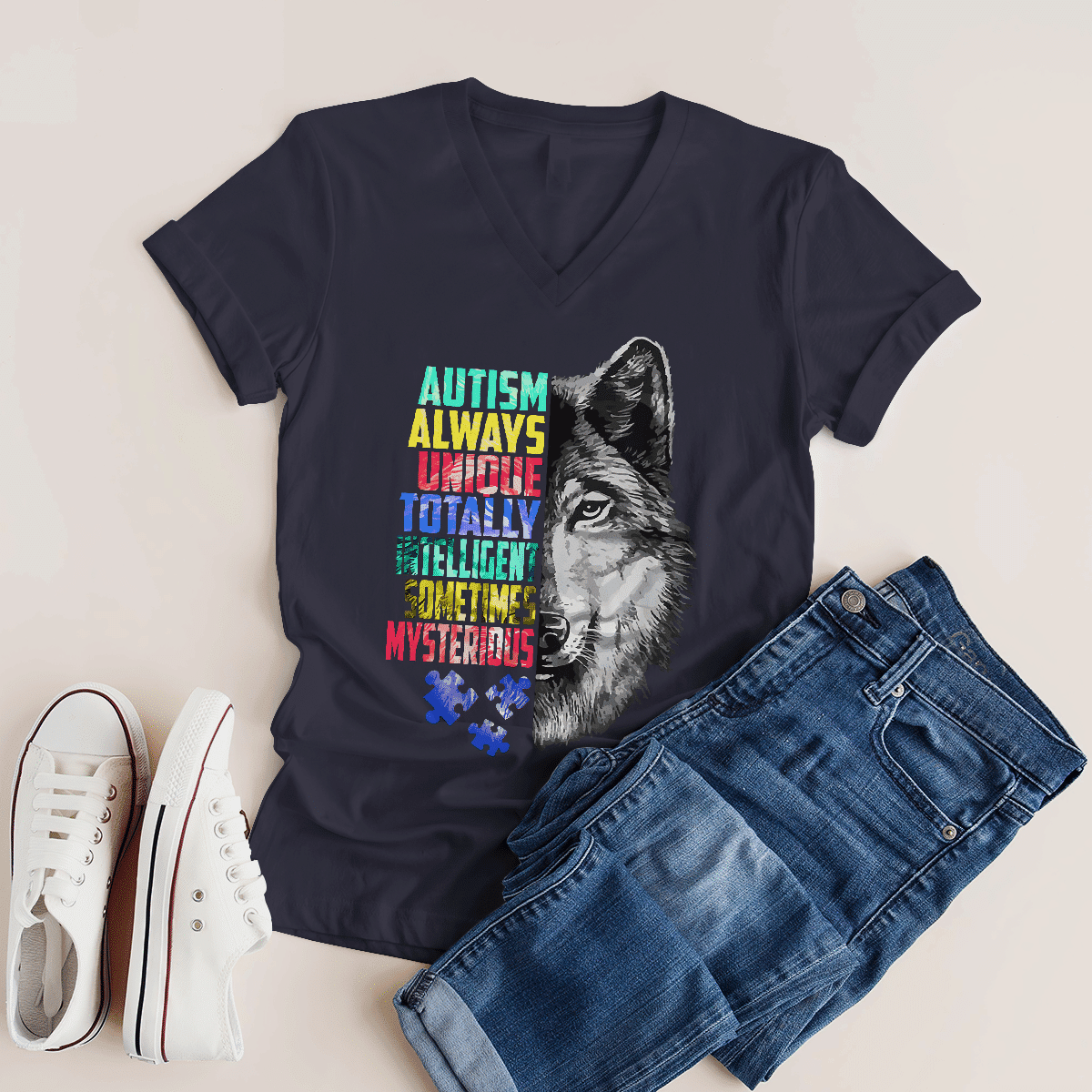 Autism always unique The Autism T-Shirt, Gift for People with Depression,
