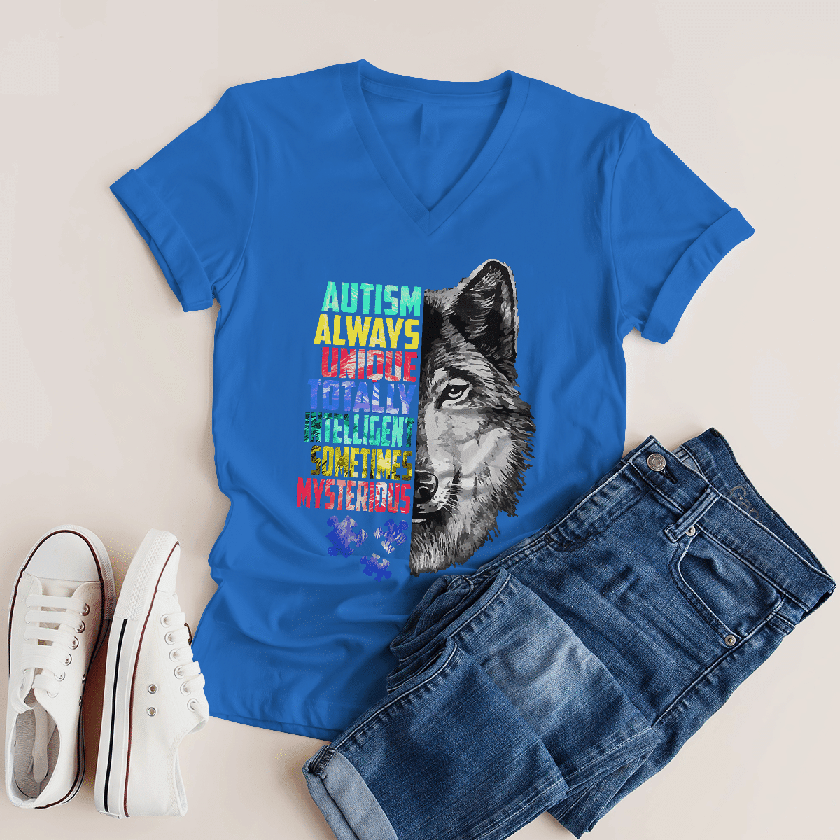 Autism always unique The Autism T-Shirt, Gift for People with Depression,