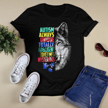 Autism always unique The Autism T-Shirt, Gift for People with Depression,