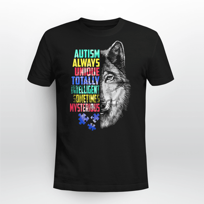 Autism always unique The Autism T-Shirt, Gift for People with Depression,