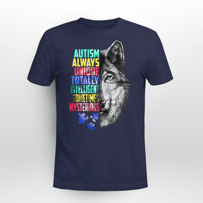Autism always unique The Autism T-Shirt, Gift for People with Depression,