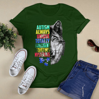 Autism always unique The Autism T-Shirt, Gift for People with Depression,