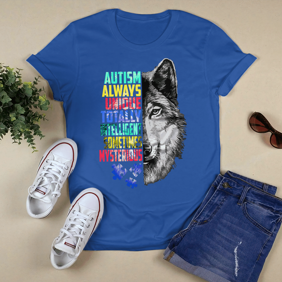 Autism always unique The Autism T-Shirt, Gift for People with Depression,