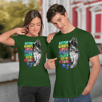 Autism always unique The Autism T-Shirt, Gift for People with Depression,