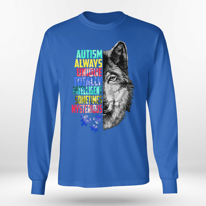 Autism always unique The Autism T-Shirt, Gift for People with Depression,
