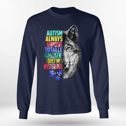 Autism always unique The Autism T-Shirt, Gift for People with Depression,