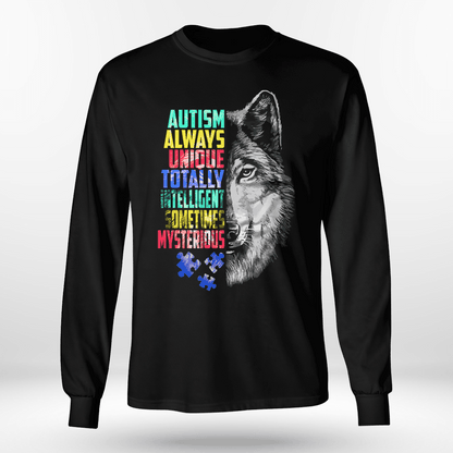 Autism always unique The Autism T-Shirt, Gift for People with Depression,