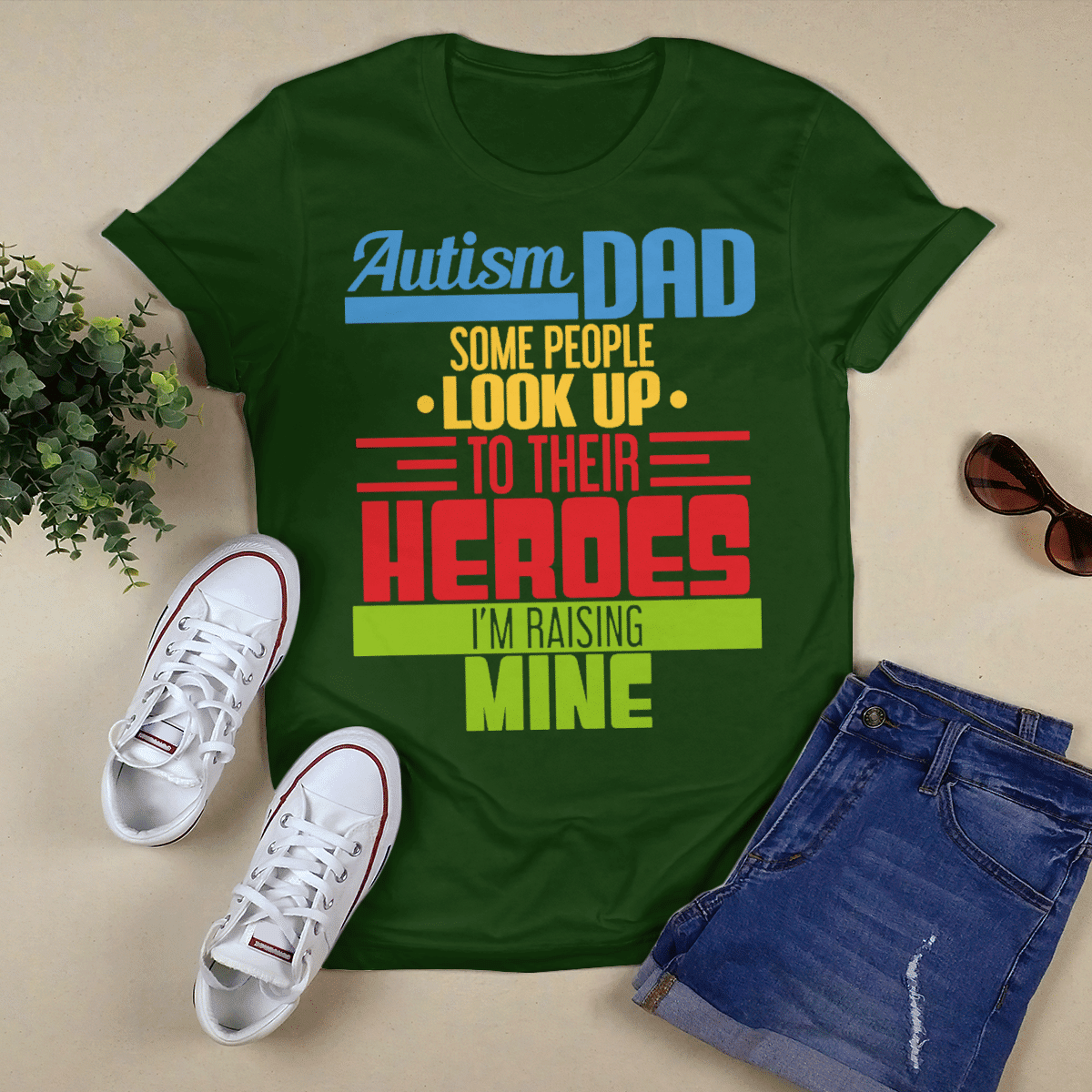 Autism dad The Autism T-Shirt, Gift for People with Depression,