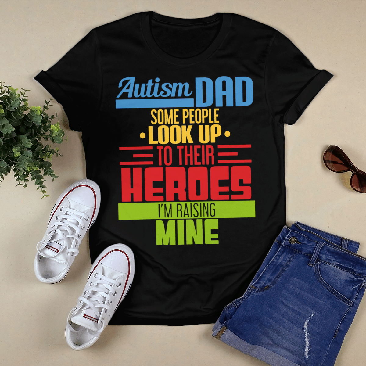 Autism dad The Autism T-Shirt, Gift for People with Depression,