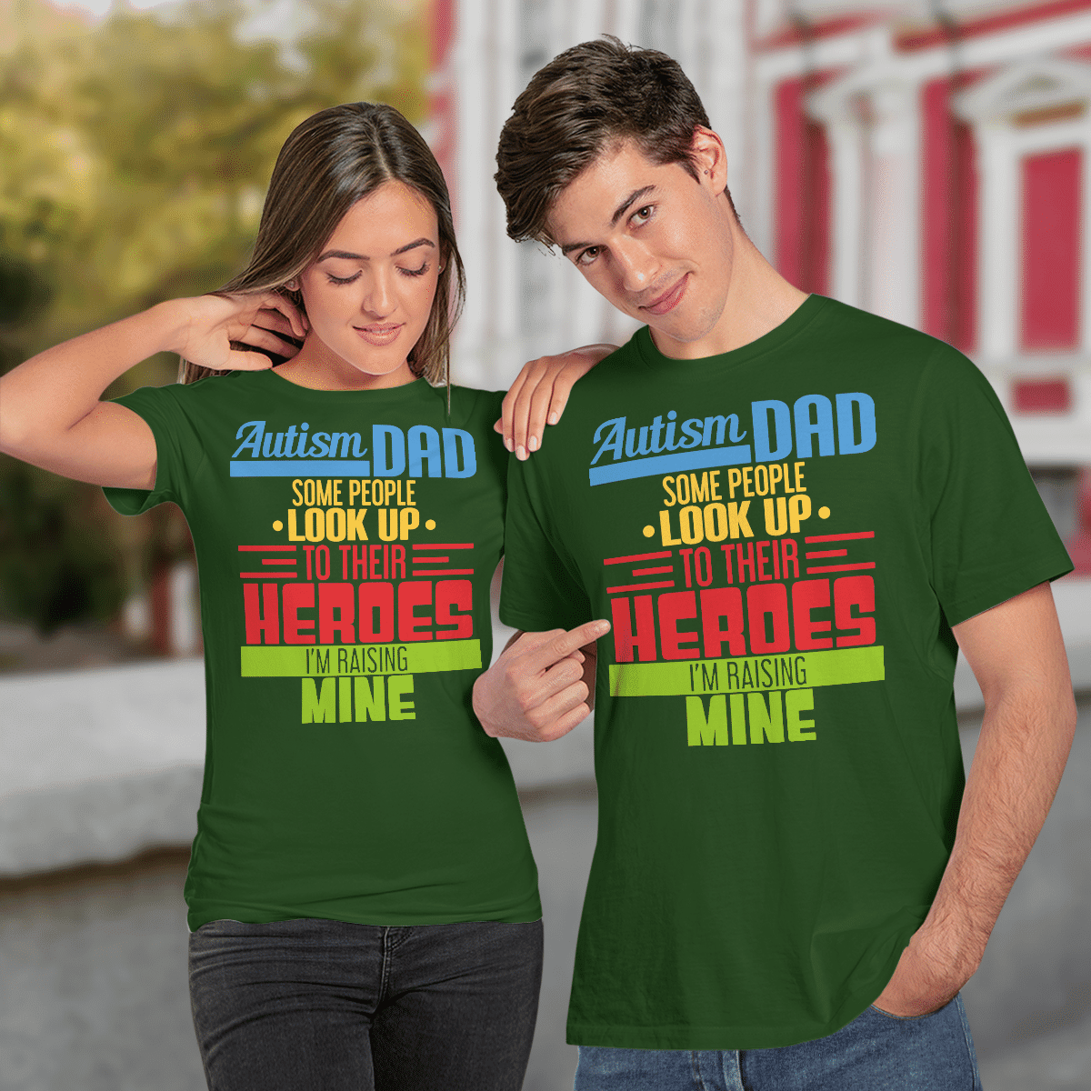 Autism dad The Autism T-Shirt, Gift for People with Depression,