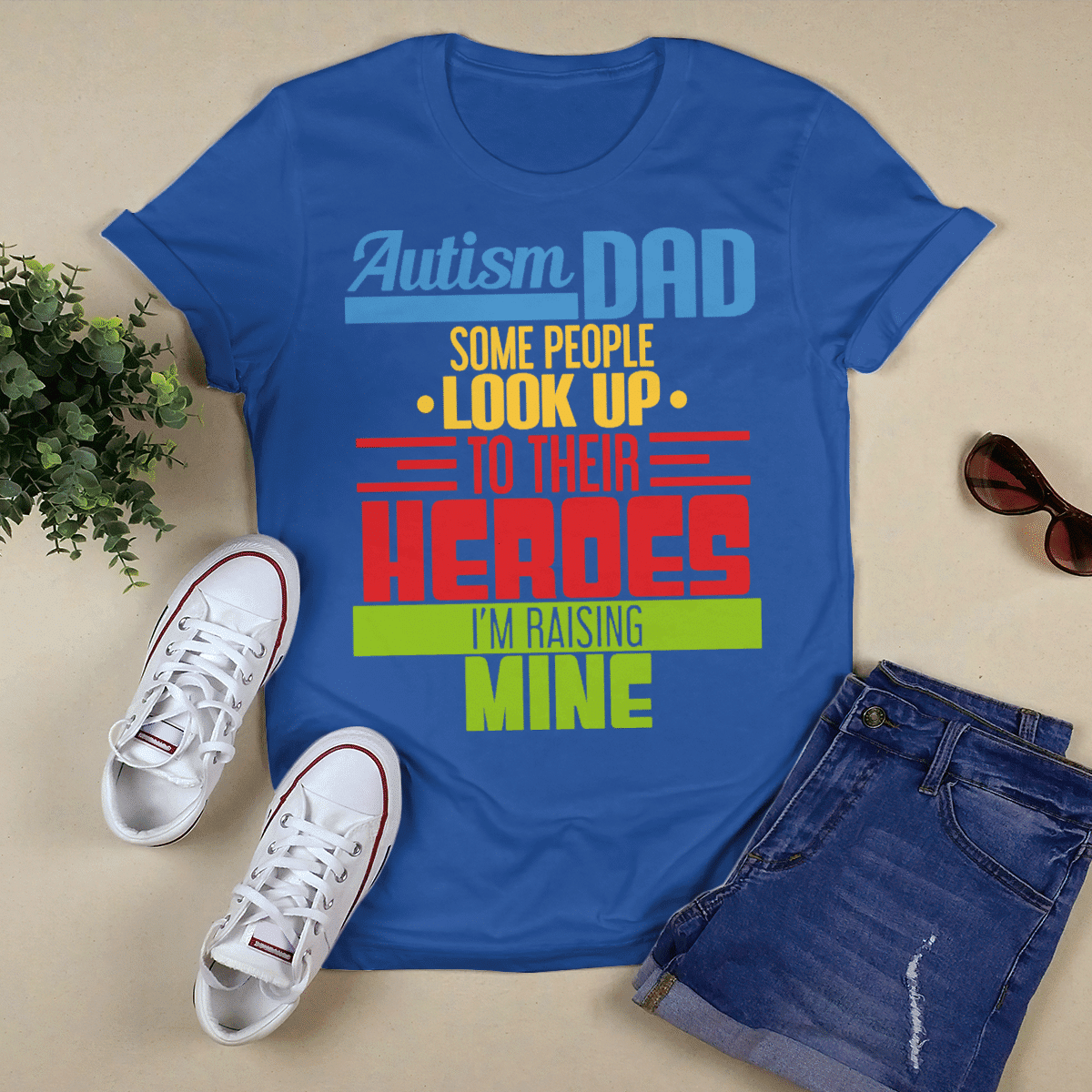 Autism dad The Autism T-Shirt, Gift for People with Depression,