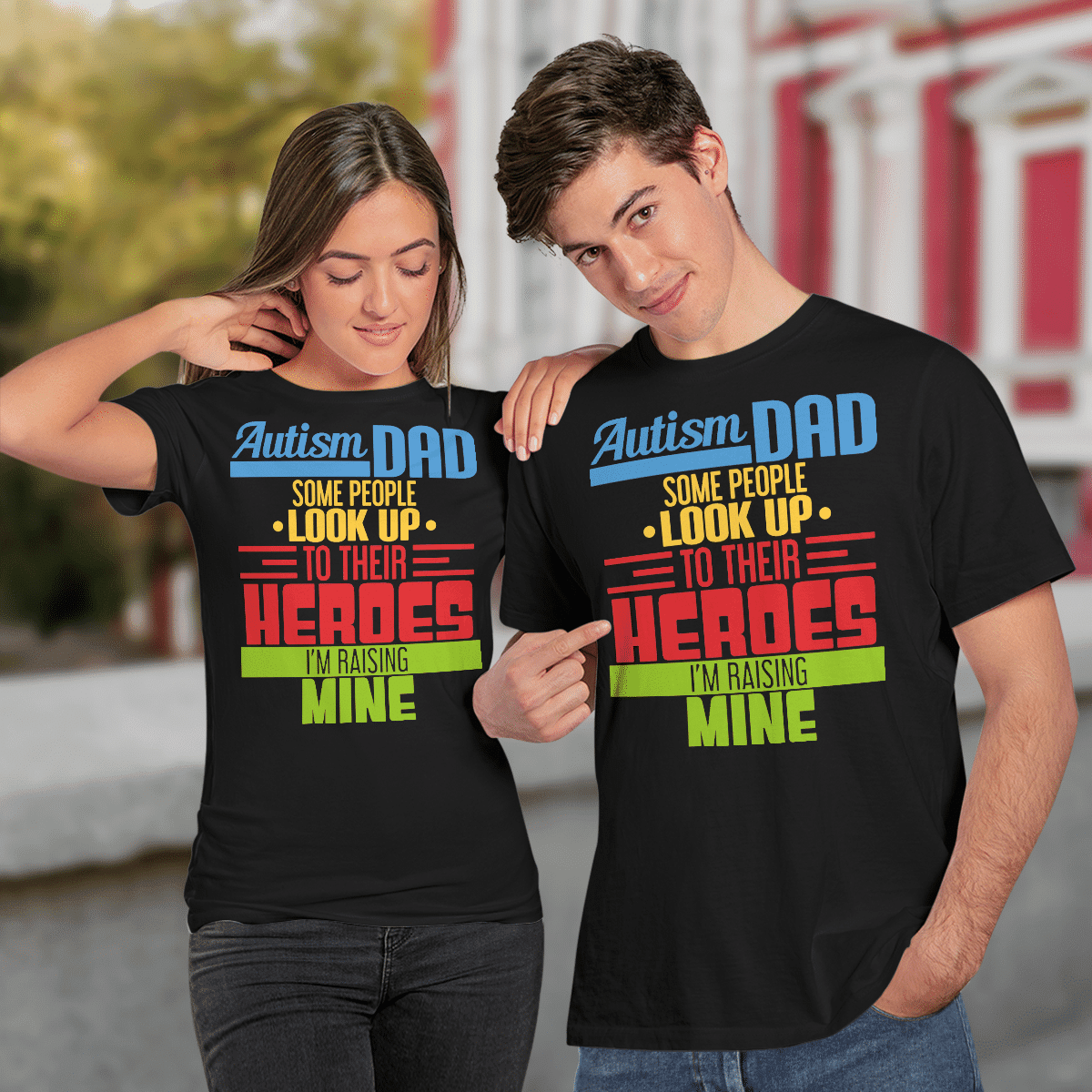 Autism dad The Autism T-Shirt, Gift for People with Depression,