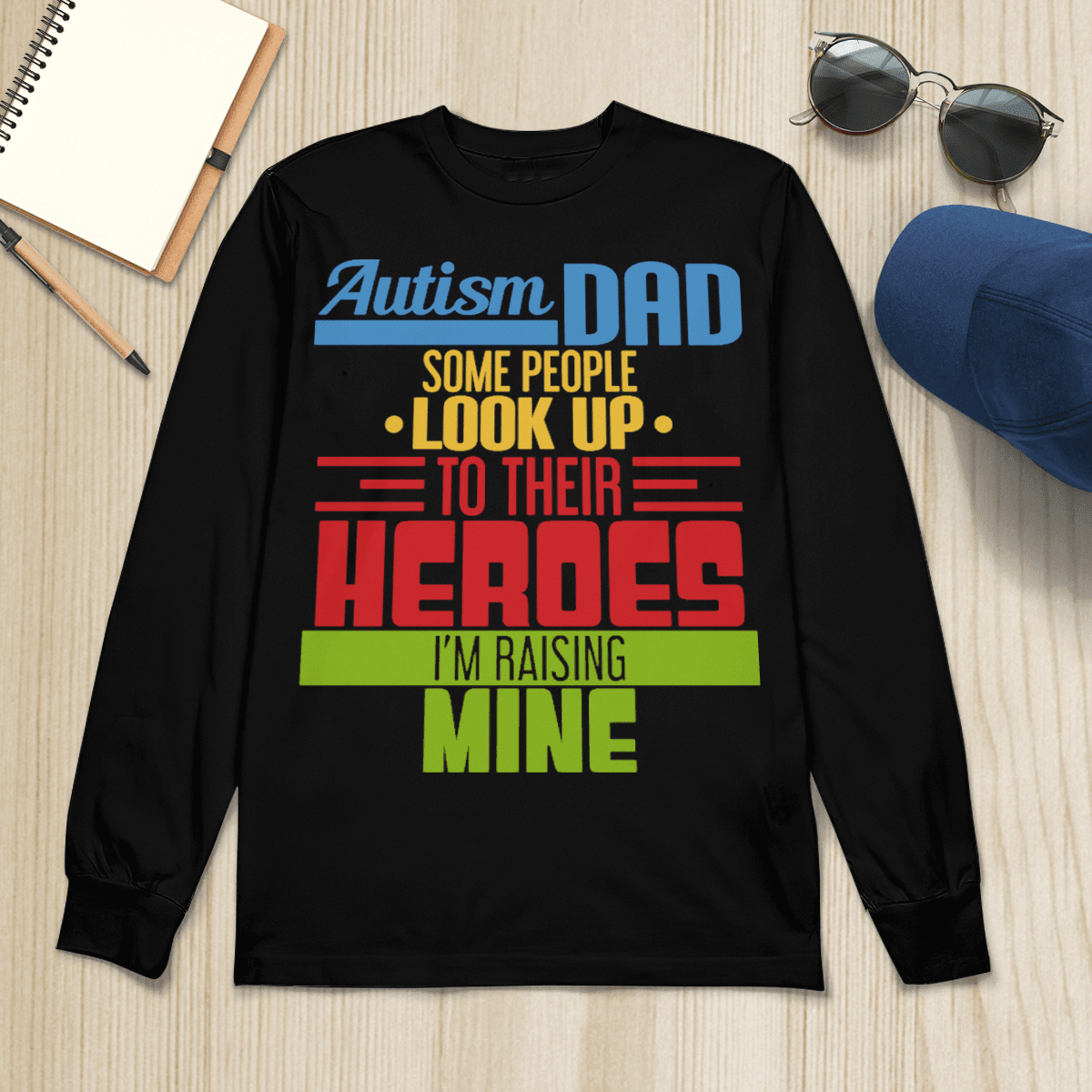 Autism dad The Autism T-Shirt, Gift for People with Depression,