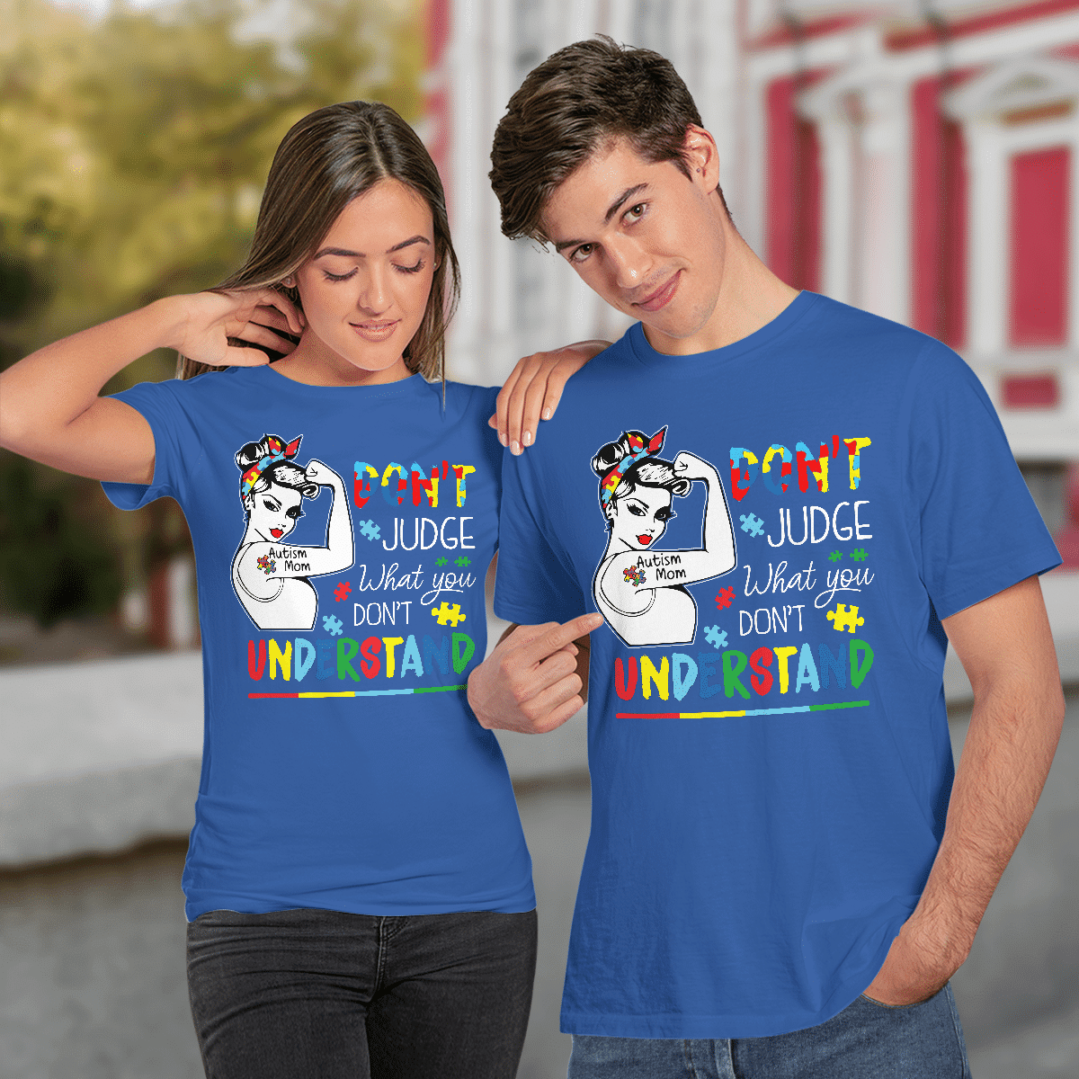 Autism mom T-Shirt, Gift for People with Depression,