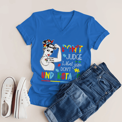Autism mom T-Shirt, Gift for People with Depression,