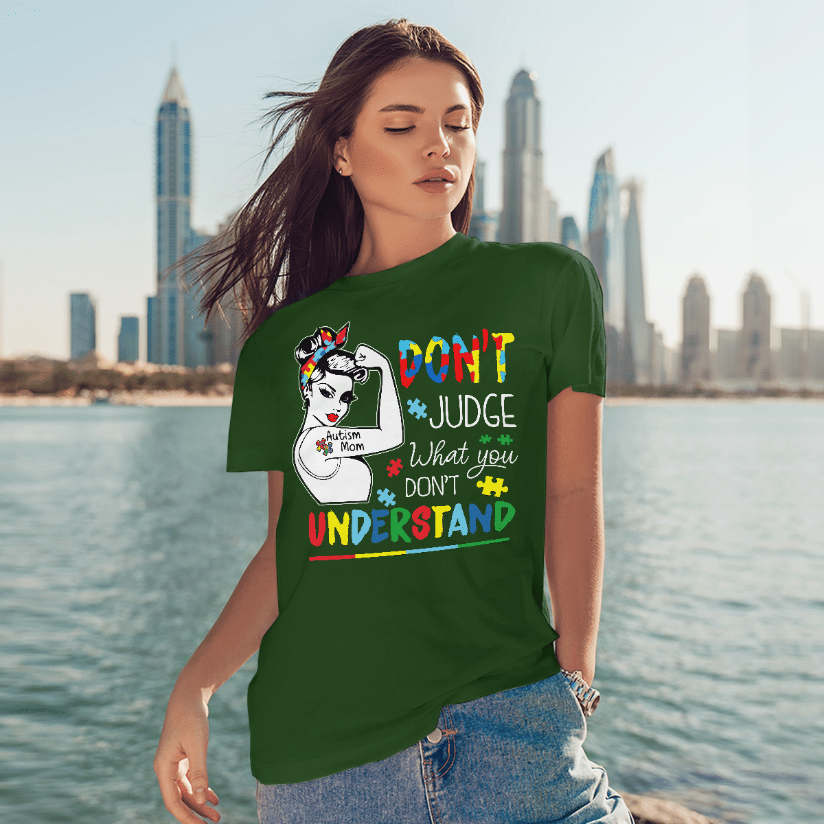 Autism mom T-Shirt, Gift for People with Depression,