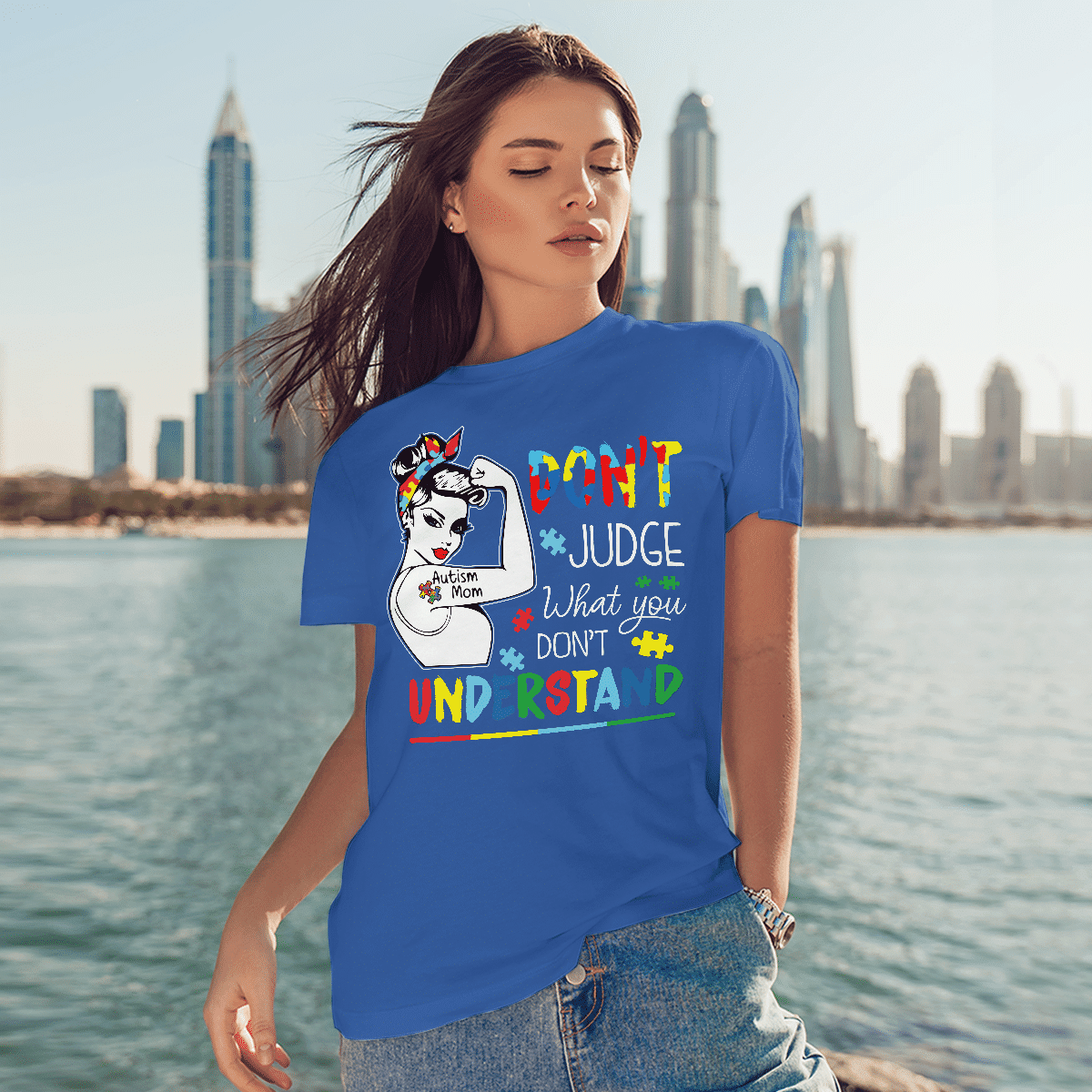 Autism mom T-Shirt, Gift for People with Depression,