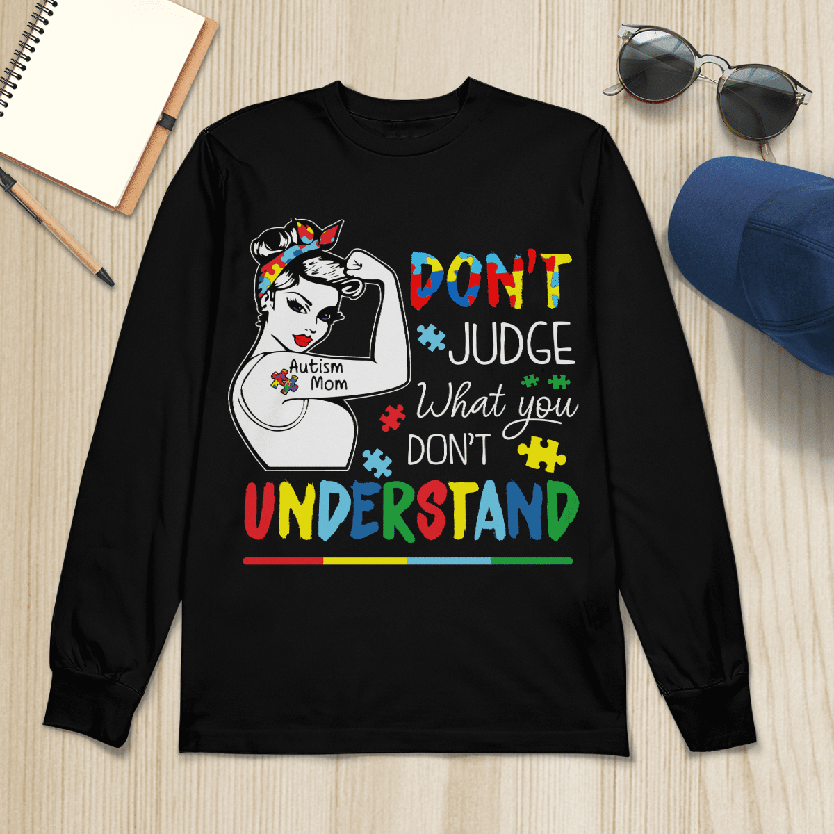 Autism mom T-Shirt, Gift for People with Depression,