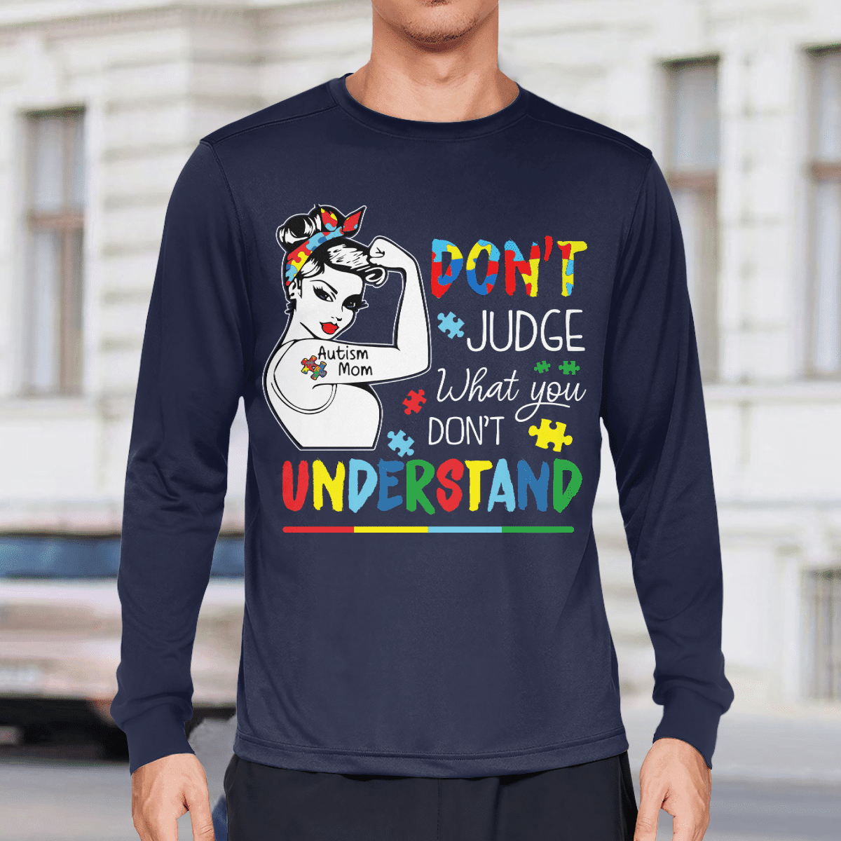 Autism mom T-Shirt, Gift for People with Depression,