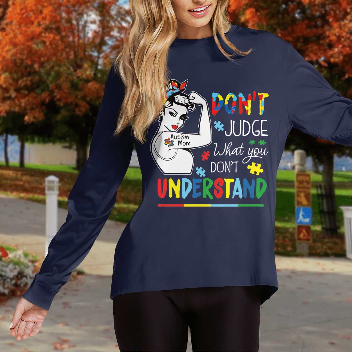 Autism mom T-Shirt, Gift for People with Depression,