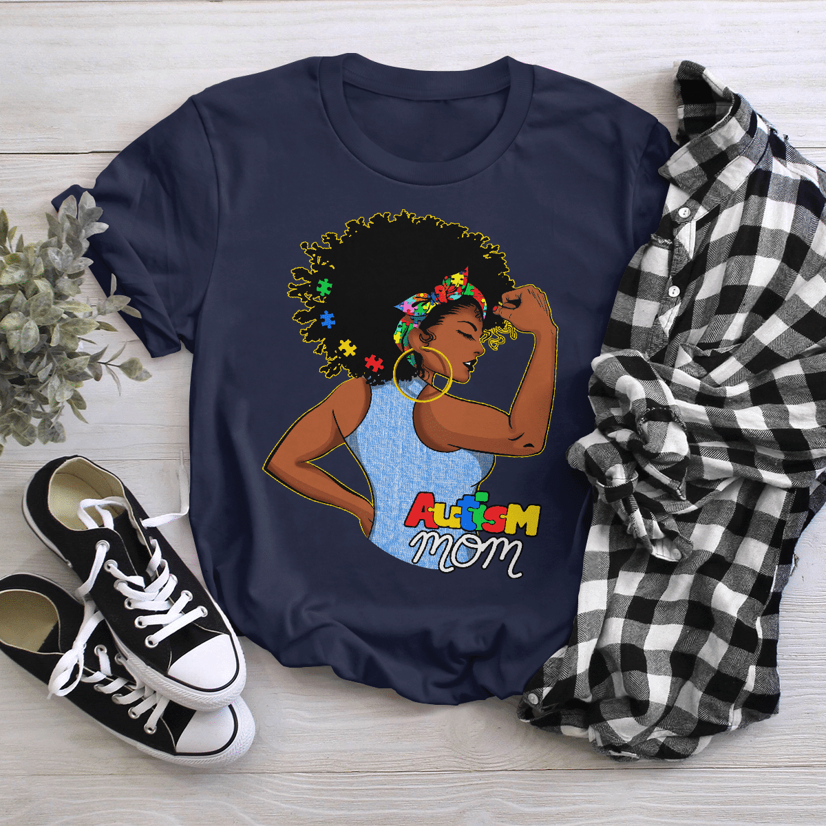 Autism mom T-Shirt, Gift for People with Depression,