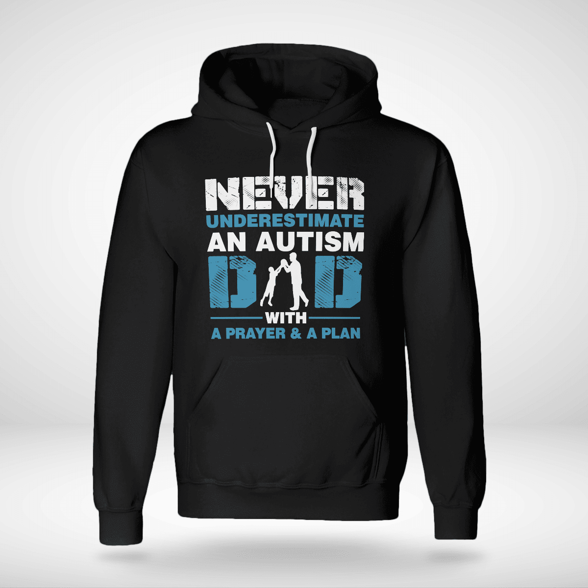 Never underestimate an autism dad The Autism T-Shirt, Gift for People with Depression,