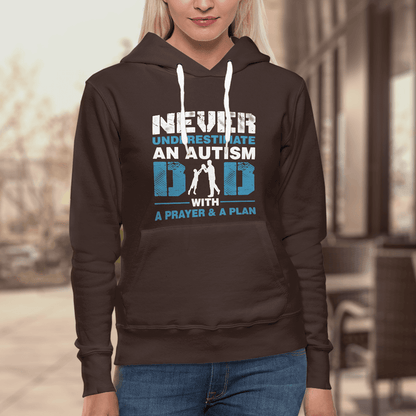 Never underestimate an autism dad The Autism T-Shirt, Gift for People with Depression,