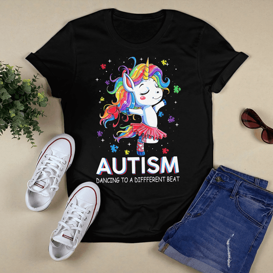 Autism- Dancing To A Different Beat T-Shirt, Gift for People with Depression,