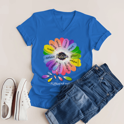 Autism diffrrent not less The Autism T-Shirt, Gift for People with Depression,