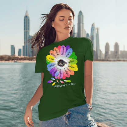 Autism diffrrent not less The Autism T-Shirt, Gift for People with Depression,