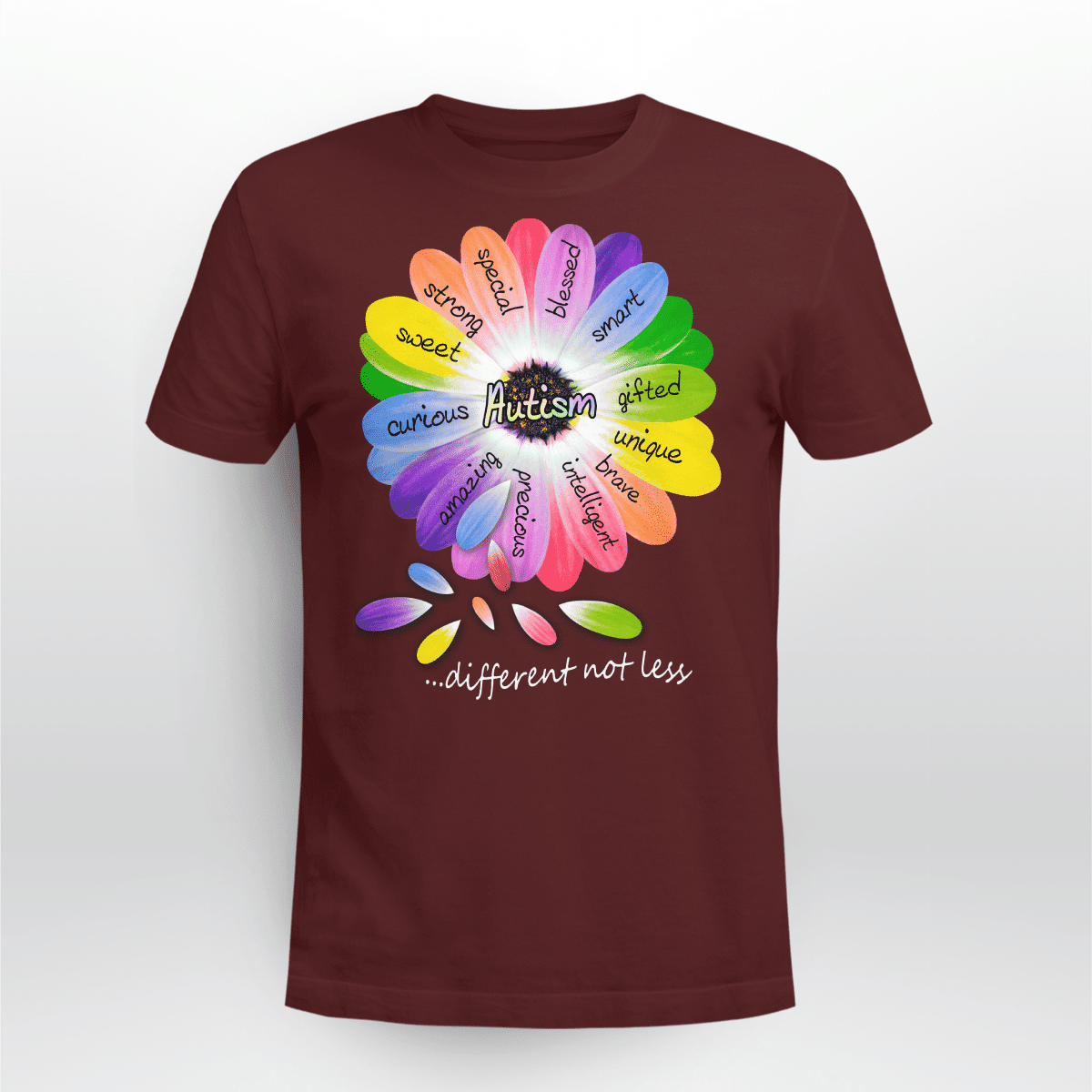 Autism diffrrent not less The Autism T-Shirt, Gift for People with Depression,