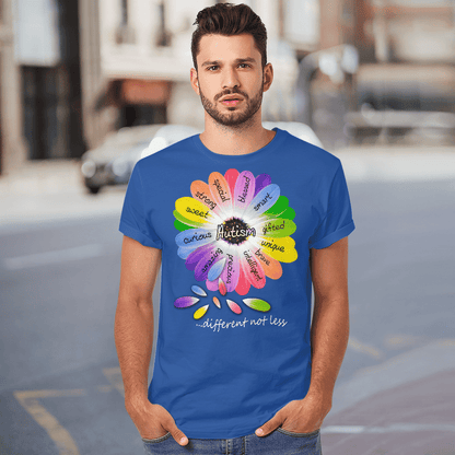 Autism diffrrent not less The Autism T-Shirt, Gift for People with Depression,