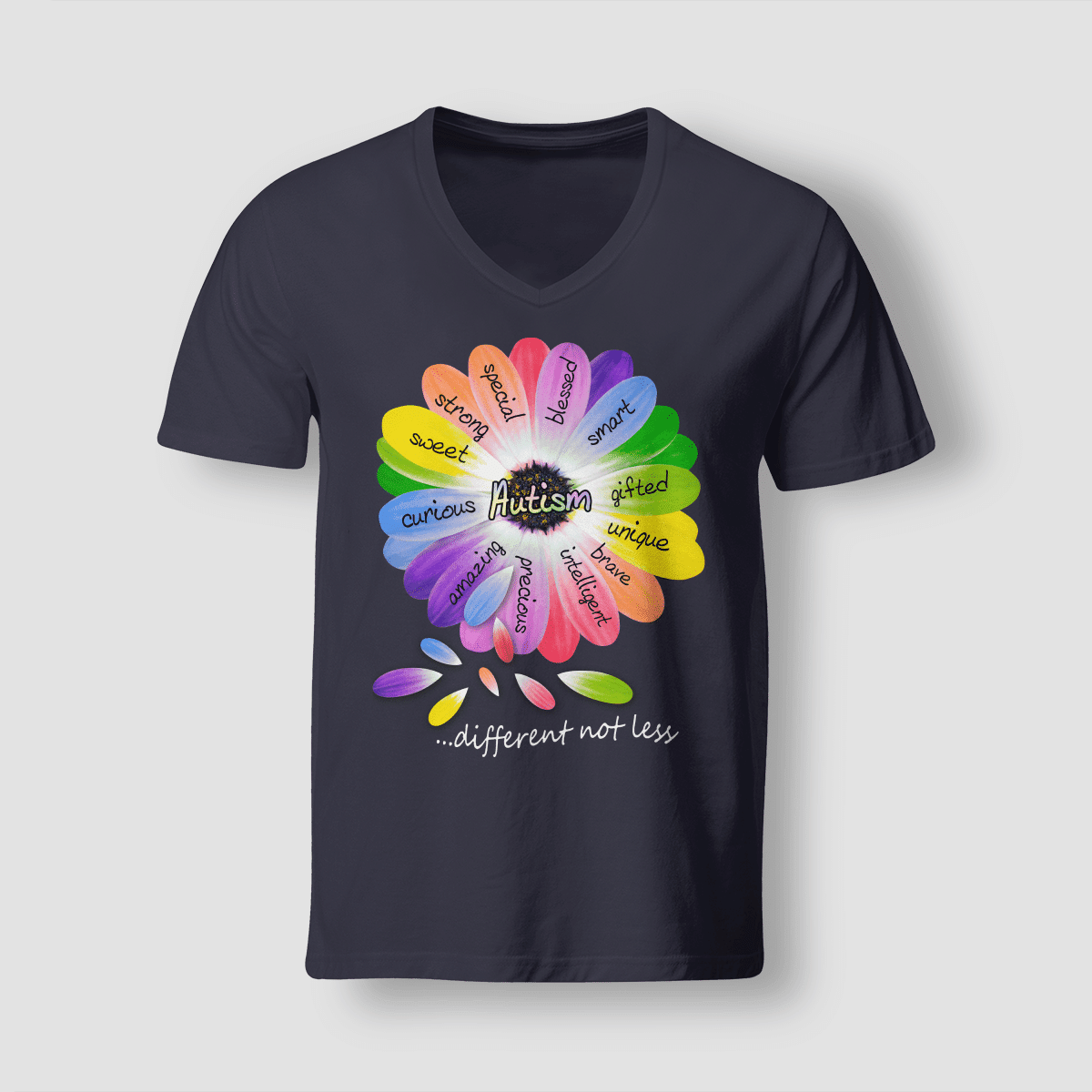 Autism diffrrent not less The Autism T-Shirt, Gift for People with Depression,