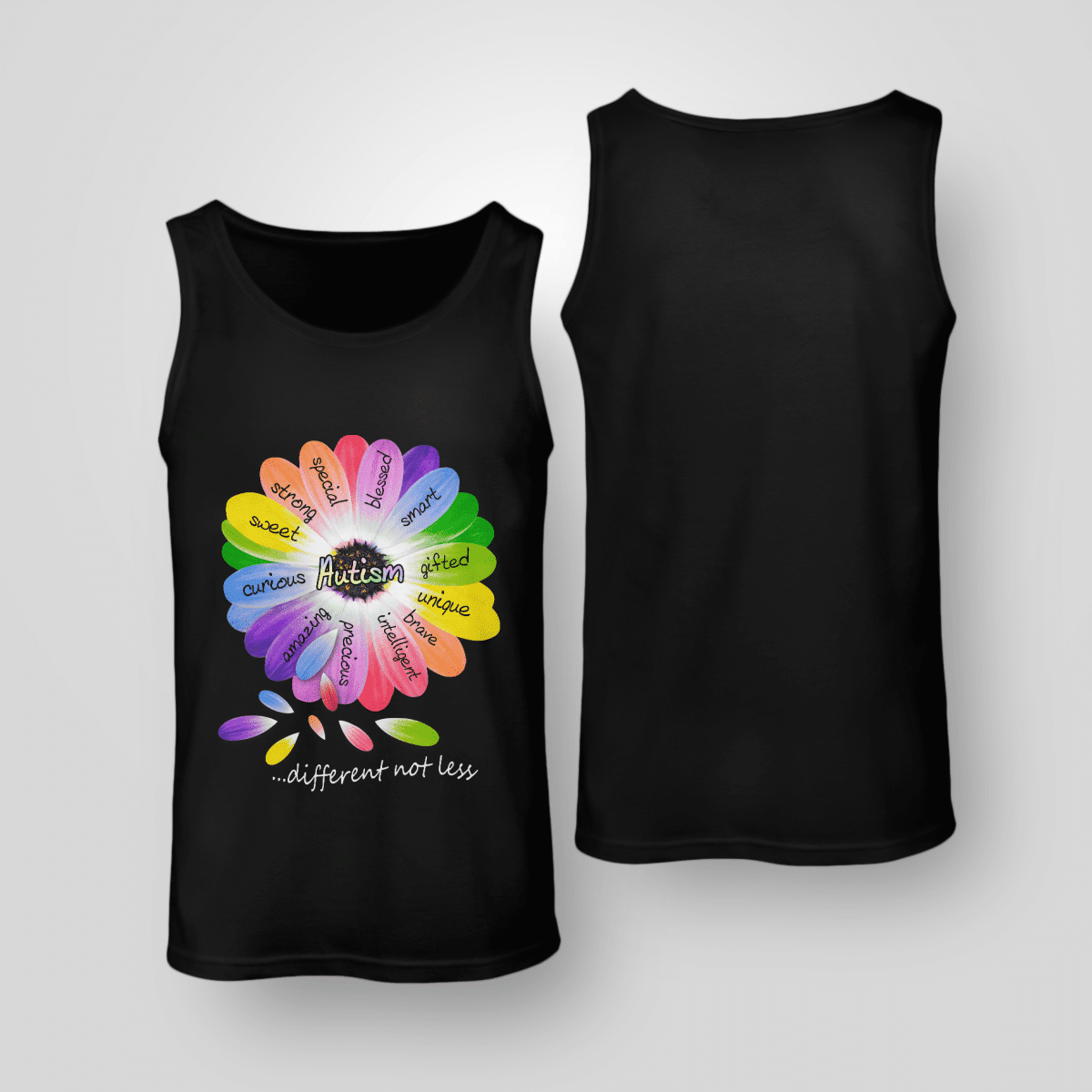 Autism diffrrent not less The Autism T-Shirt, Gift for People with Depression,