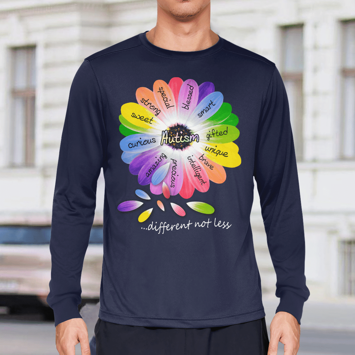 Autism diffrrent not less The Autism T-Shirt, Gift for People with Depression,