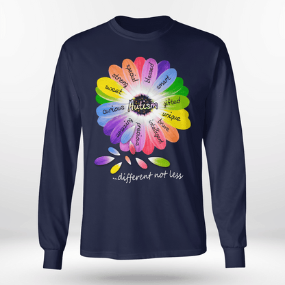 Autism diffrrent not less The Autism T-Shirt, Gift for People with Depression,